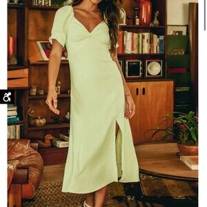 Bhome Halston Dress green